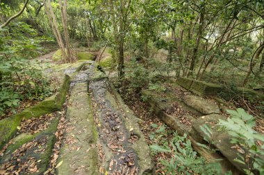 eski taş ocağı Khmer, şehir yasak Kruat, Buriram şehir Isan kuzeydoğu Tayland Buri Ram eyaletinin güneyinde. Tayland, Buriram, Kasım, 2017.