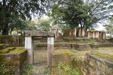 Prasat Buriram şehir Isan kuzeydoğu Tayland Buri Ram eyaletinin güneyinde tanga mahveder. Tayland, Buriram, Kasım, 2017.