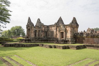 khmer Prasat Muang Tam bir kuzeydoğu Tayland Buri Ram il Tapınağı kalıntıları. Tayland, Buriram, Kasım, 2017.