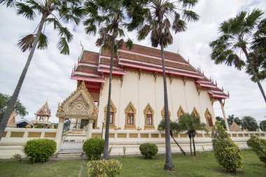 Wat Klang Buriram kuzeydoğu Tayland Isan Buri Ram il, şehir merkezinde. Tayland, Buriram, Kasım, 2017.