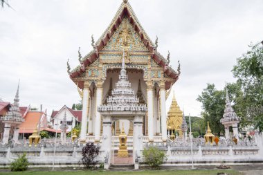 Wat Klang Buriram kuzeydoğu Tayland Isan Buri Ram il, şehir merkezinde. Tayland, Buriram, Kasım, 2017.