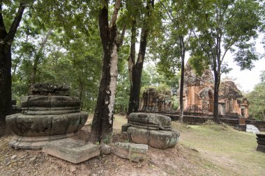 Khmer Tapınağı saldırın ku suan taeng, kasaba od yasağı don wai Isan kuzeydoğu Tayland Buri Ram il. Tayland, Buriram, Kasım, 2017