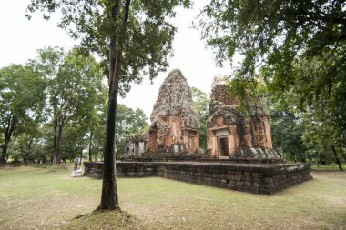 Khmer Tapınağı saldırın ku suan taeng, kasaba od yasağı don wai Isan kuzeydoğu Tayland Buri Ram il. Tayland, Buriram, Kasım, 2017