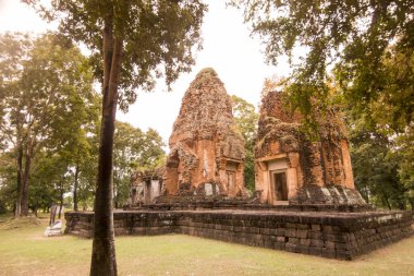 Khmer Tapınağı saldırın ku suan taeng, kasaba od yasağı don wai Isan kuzeydoğu Tayland Buri Ram il. Tayland, Buriram, Kasım, 2017