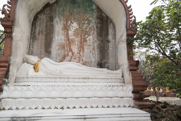 Wat Khao Angkhan Południe Miasta Buriram Isan Północno Wschodniej Tajlandii — Zdjęcie stockowe