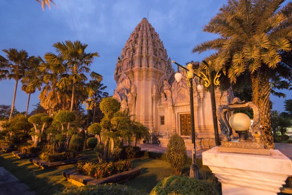 City Pillar Helgedom Centrum Buriram Provinsen Buri Ram Isan Nordöstra — Stockfoto