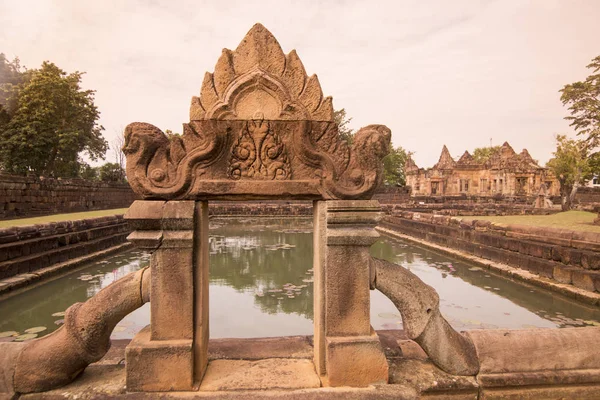 Las Ruinas Del Templo Khmer Prasat Muang Tam Provincia Buri — Foto de Stock