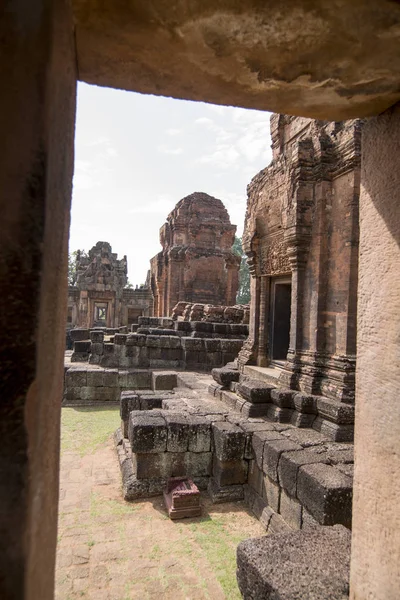 Khmer Praszat Muang Tam Buri Ram Északkeleti Foyló Templom Romjai — Stock Fotó