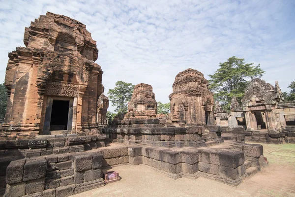 Las Ruinas Del Templo Khmer Prasat Muang Tam Provincia Buri — Foto de Stock