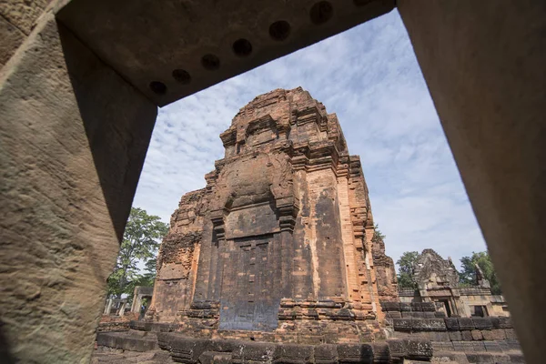 Khmer Ruiny Chrámu Prasat Muang Tam Provincii Buri Ram Isan — Stock fotografie