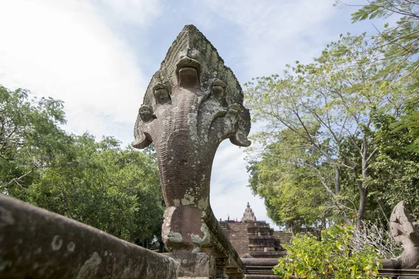 Khmeren Templet Ruinerna Phanom Rung Historiska Park Provinsen Buri Ram — Stockfoto