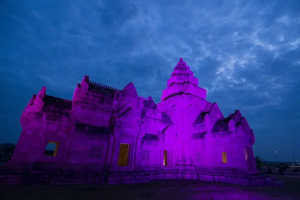 Sloučenou Khmerského Chrámu Buriram Hrad Městě Buriram Provincii Buri Ram — Stock fotografie