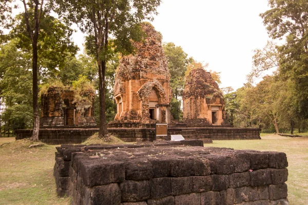 Temple Khmer Prang Suan Taeng Ville Ban Don Wai Dans — Photo