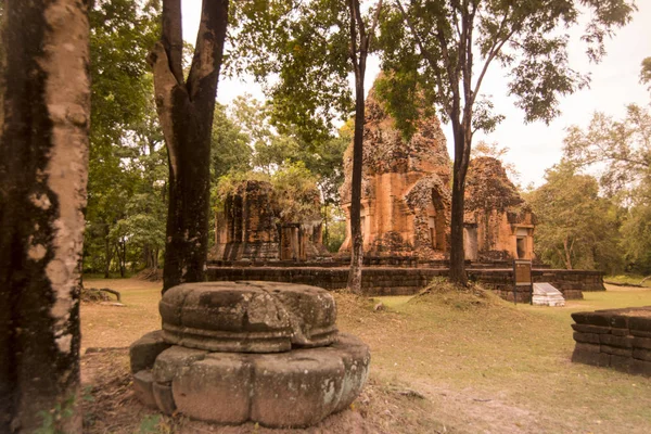 Khmer Ναός Prang Suan Taeng Στην Πόλη Ban Don Wai — Φωτογραφία Αρχείου