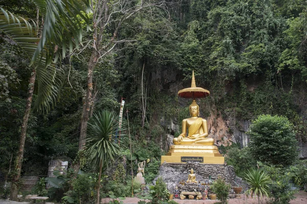 Cueva Wat Tham Phum Cerca Ciudad Mae Sai Frontera Con — Foto de Stock