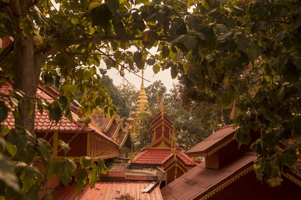 Der Wat Phra Doi Wao Tempel Der Stadt Mae Sai — Stockfoto
