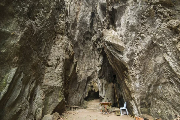 Wat Tham Pla Cave Monkey Cave Town Mae Sai Border — Stock Photo, Image