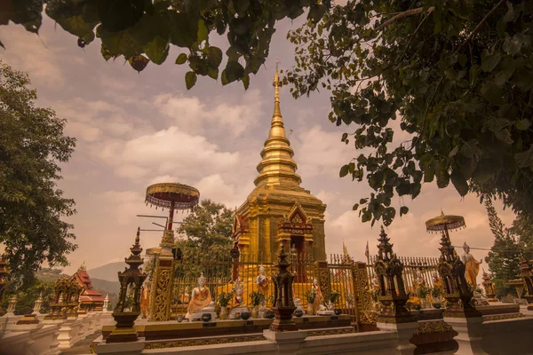 Templo Wat Phra Doi Wao Ciudad Mae Sai Frontera Con —  Fotos de Stock