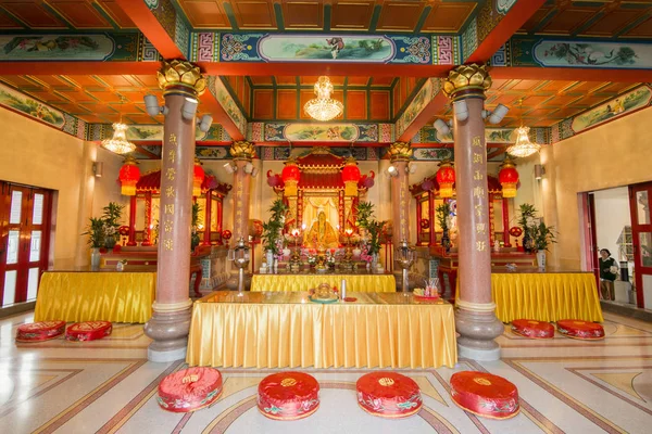 Китайский Темпель Чао Пхо Тхам Храм Городе Мэй Сай Границе — стоковое фото