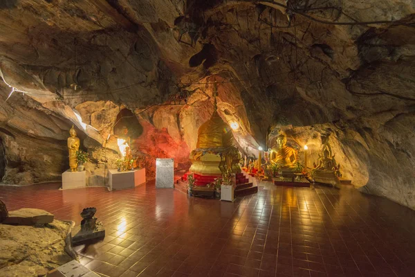 Caverna Templo Wat Tham Chom Cidade Mae Sai Fronteira Com — Fotografia de Stock