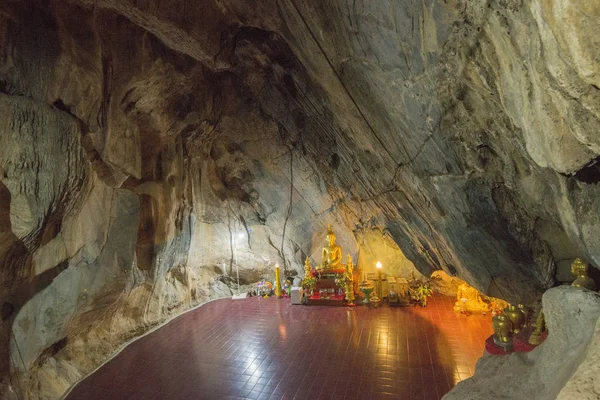 Die Höhle Des Wat Tham Chom Tempels Der Stadt Mae — Stockfoto