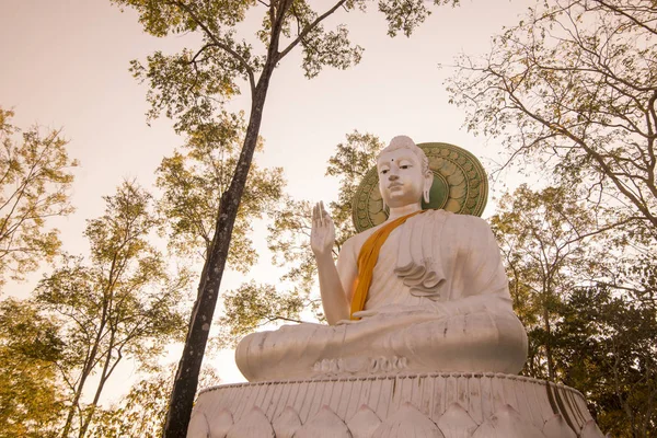 Nagy Buddha Wat Tham Chom Templom Város Mae Sai Határ — Stock Fotó