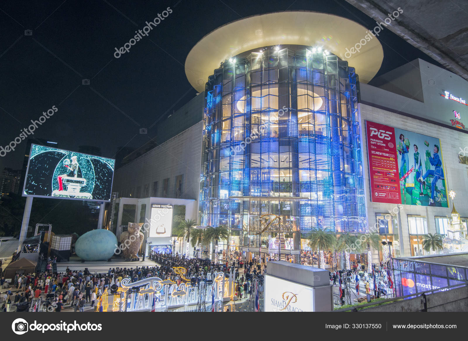 Siam Paragon Shopping Mall City Bangkok Thailand Southest Asia