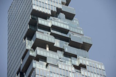 Silom 'daki Maha Nakhon Binası Tayland' daki Bangkok şehrinde, Güneydoğu Asya 'da. Tayland, Bangkok, Kasım 2019