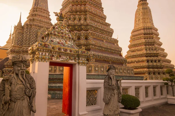 Wat Pho City Bangkok Thailand South Asia Таиланд Бангкок Ноябрь — стоковое фото