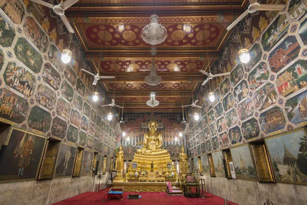 Buddha Wat Pak Nam Temple Thonburi City Bangkok Thailand Southest — Stock Photo, Image