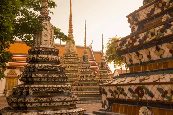 Wat Pho City Bangkok Thailand South Asia Таиланд Бангкок Ноябрь — стоковое фото