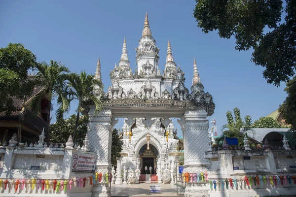 Ταϊλάνδη Lamphun Wat San Pa Yang Luang — Φωτογραφία Αρχείου