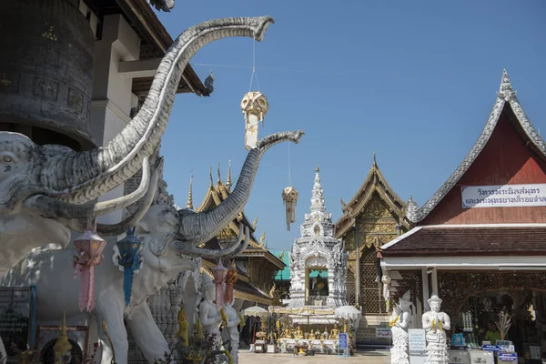 TAILANDIA LAMPHUN WAT SAN PA YANG LUANG —  Fotos de Stock