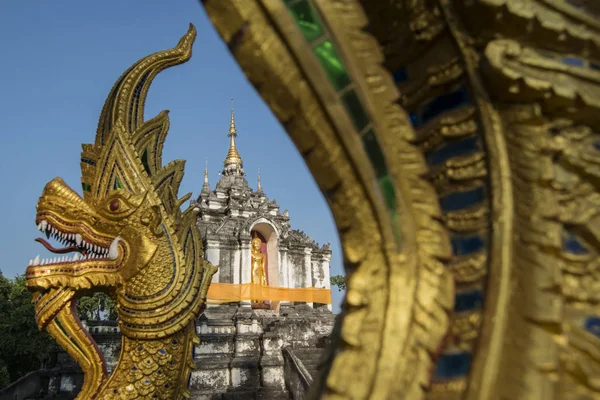 Thajsko Lamphun Wat Phra Yuen Temple — Stock fotografie