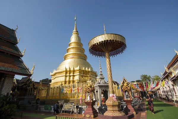 Thailand Lamphun Wat Phra Att Hariphunchai — Stockfoto