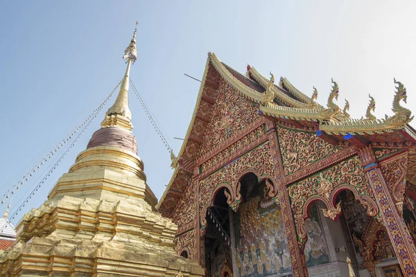 Thajsko Lamphun Wat Mahawan — Stock fotografie