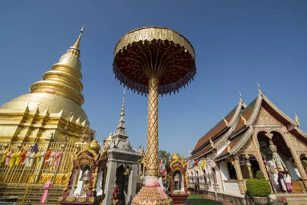 Thaiföld Lamphun Wat Phra Hogy Hariphunchai — Stock Fotó