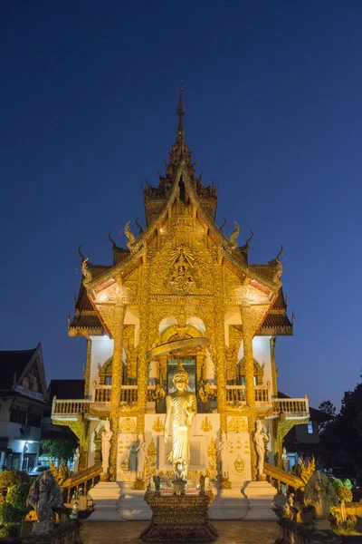 Thajsko Chiang Mai Wat Buppharam — Stock fotografie