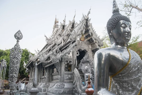 Tayland Chiang Mai Wat Sri Suphan — Stok fotoğraf
