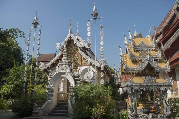 泰国Chiang Mai Wat Mahawan — 图库照片