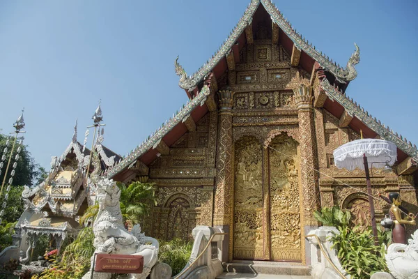 Thaiföld Chiang Mai Wat Mahawan — Stock Fotó
