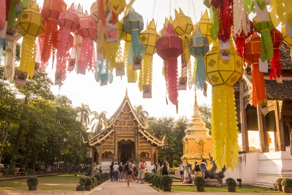 泰国Chiang Mai Wat Phra Singh — 图库照片