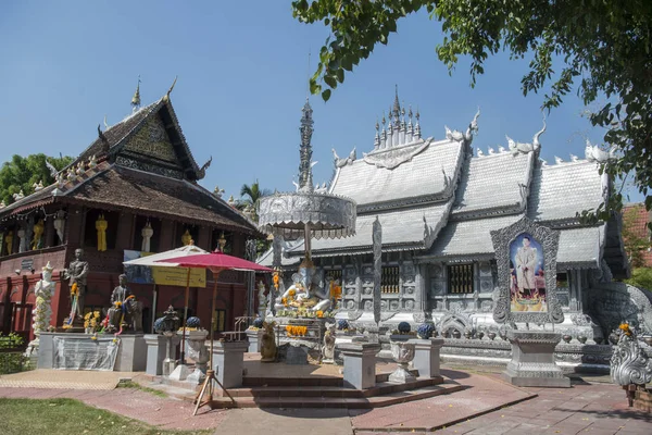 Thajsko Chiang Mai Wat Sri Suphan — Stock fotografie