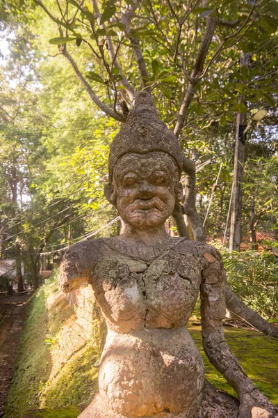 Tailândia Chiang Mai Wat Umong — Fotografia de Stock