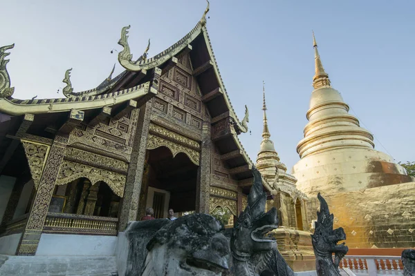 Thajsko Chiang Mai Wat Phra Singh — Stock fotografie