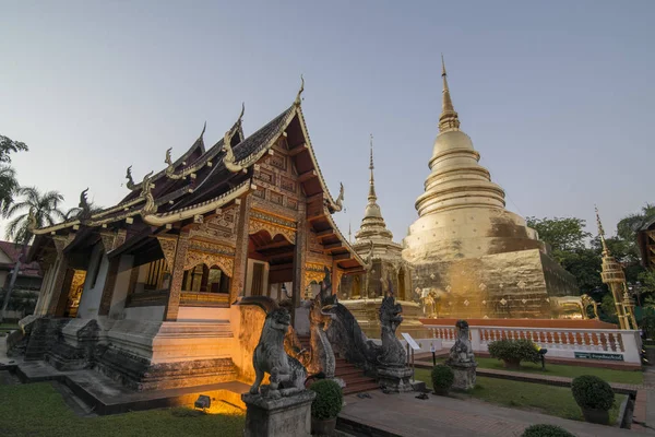 Thajsko Chiang Mai Wat Phra Singh — Stock fotografie