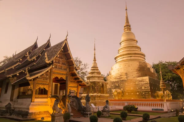 Thaiföld Chiang Mai Wat Phra Singh — Stock Fotó