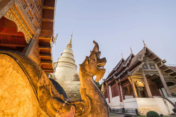 Tajlandia Chiang Mai Wat Phra Singh — Zdjęcie stockowe