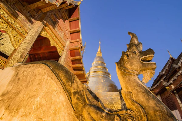 Tailândia Chiang Mai Wat Phra Singh — Fotografia de Stock