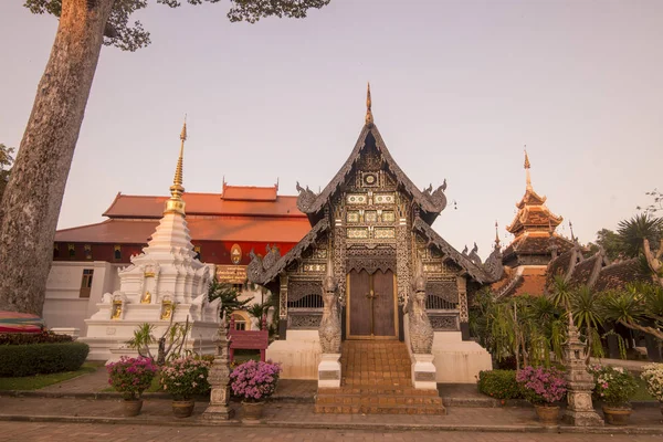 THAILAND CHIANG MAI WAT CHEDI LUANG — ストック写真